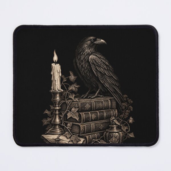 Item preview, Crow and books designed and sold by BiaSMartins.