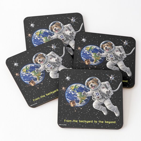 Item preview, Dog Astronaut in Space designed and sold by MissTerryWoman.