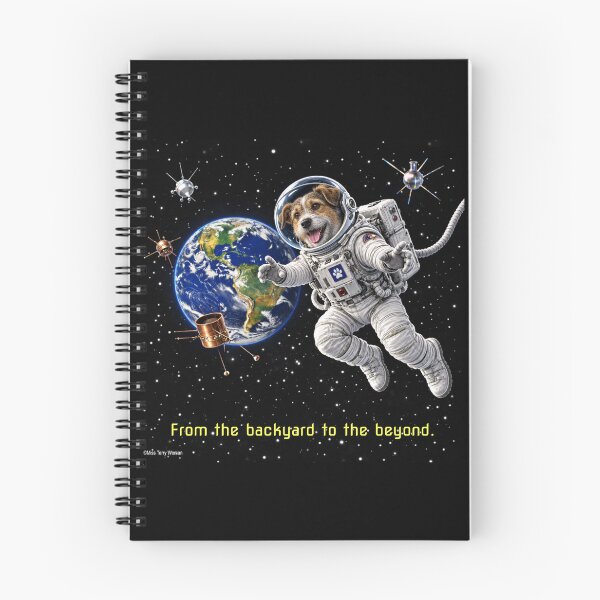 Item preview, Dog Astronaut in Space designed and sold by MissTerryWoman.