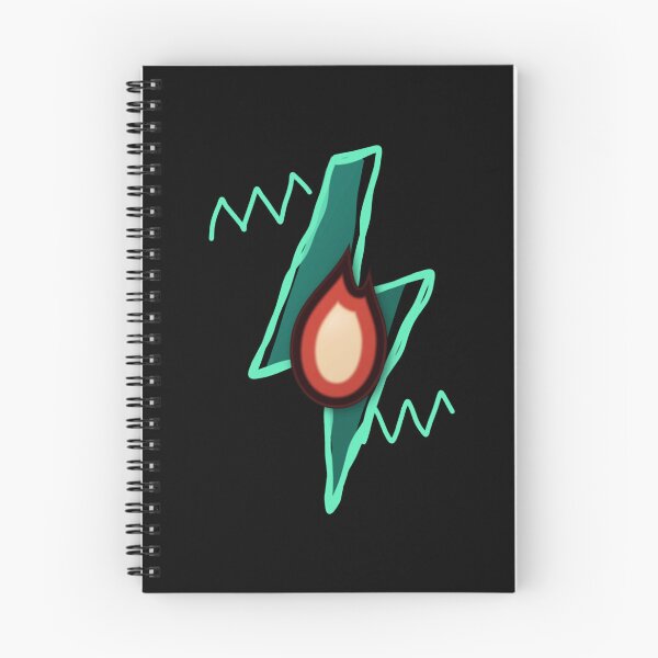Item preview, Burning Flame Lightning Strike Cyberpunk Gaming Icon Art designed and sold by Voltvibedesign.