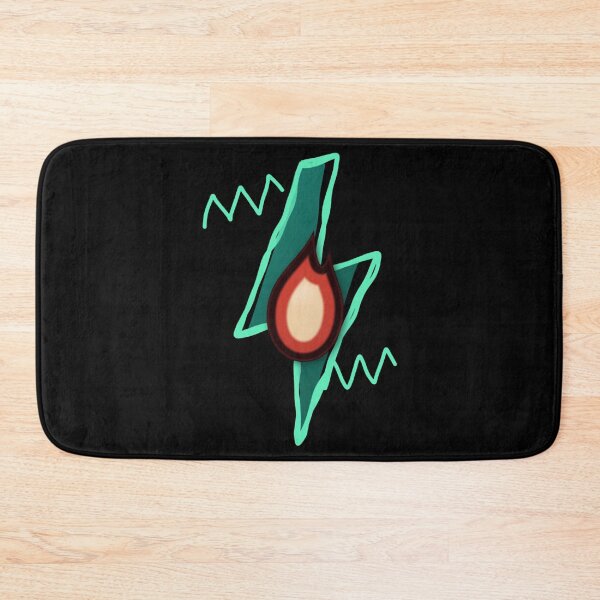 Item preview, Burning Flame Lightning Strike Cyberpunk Gaming Icon Art designed and sold by Voltvibedesign.