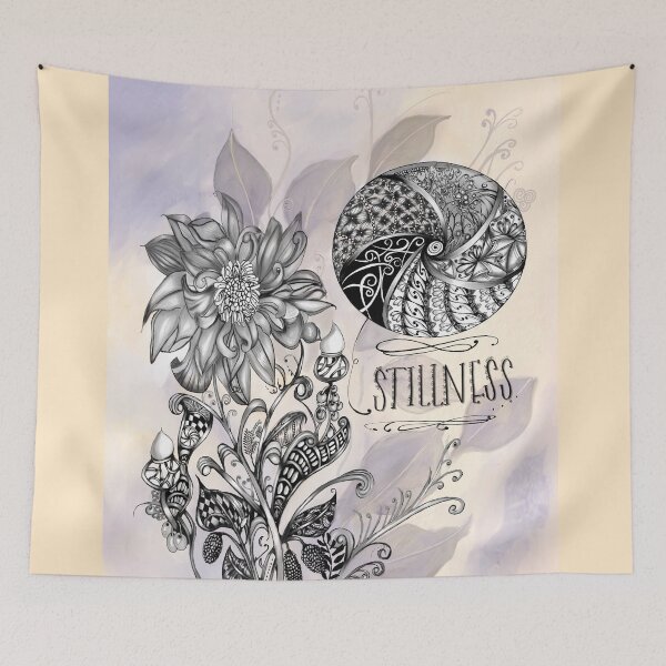 Item preview, Stillness – Botanical Zentangle Art designed and sold by LorieFossaArt.