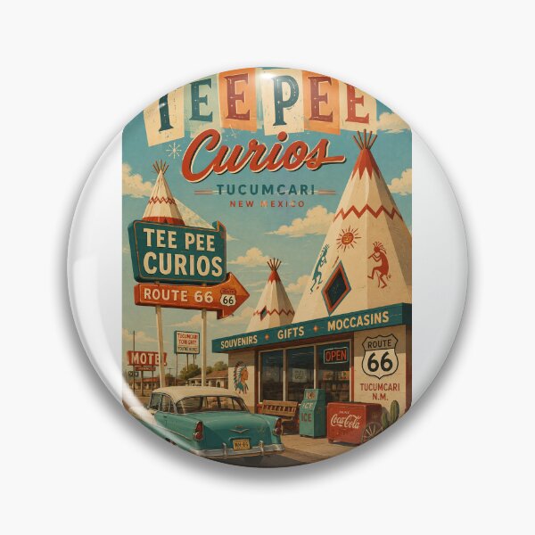 Item preview, Tee Pee Curios Tucumcari New Mexico on Historic Route 66 designed and sold by Aryabek.