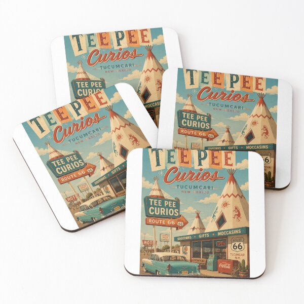 Item preview, Tee Pee Curios Tucumcari New Mexico on Historic Route 66 designed and sold by Aryabek.