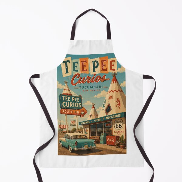 Item preview, Tee Pee Curios Tucumcari New Mexico on Historic Route 66 designed and sold by Aryabek.