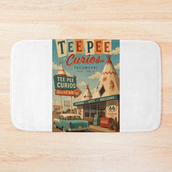 Item preview, Tee Pee Curios Tucumcari New Mexico on Historic Route 66 designed and sold by Aryabek.
