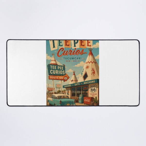 Item preview, Tee Pee Curios Tucumcari New Mexico on Historic Route 66 designed and sold by Aryabek.