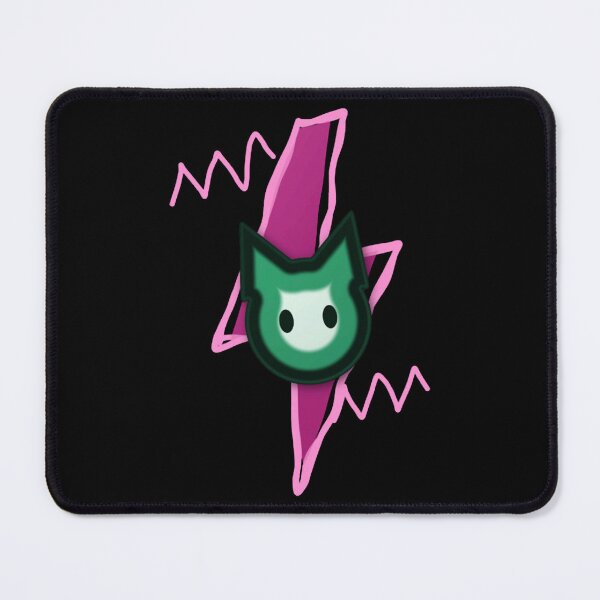 Item preview, Electric Cyber Cat Lightning Futuristic Neon Jester Design designed and sold by Voltvibedesign.