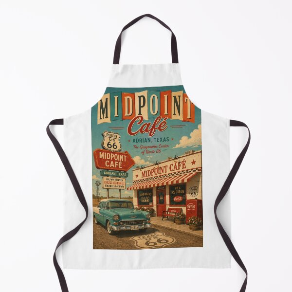 Item preview, Midpoint Cafe Adrian Texas at the Geographic Center of Route 66 designed and sold by Aryabek.