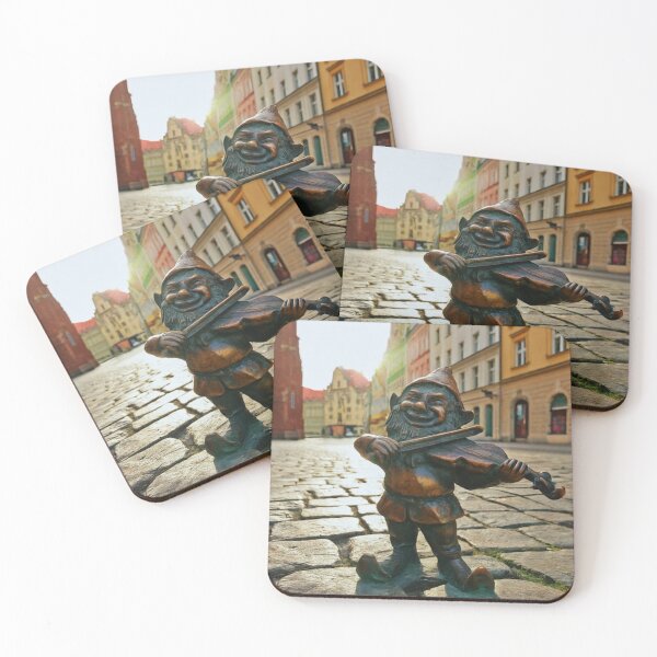 Item preview, Gnome Playing Violin Art Print – Music Lover Gift, Poland Travel Decor designed and sold by Purrfecta.