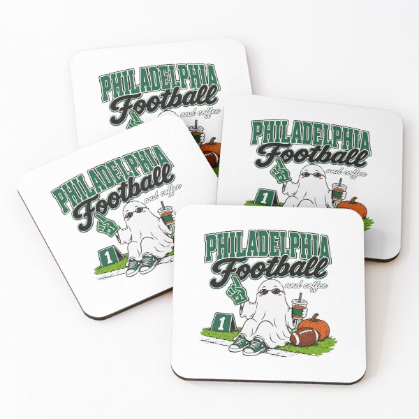 Item preview, Philly Football Fan Ghost Coffee Tee designed and sold by TanayLetts99.