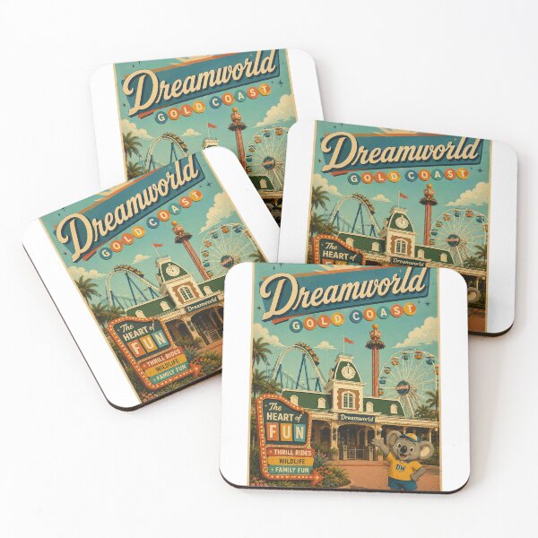 Item preview, Dreamworld Gold Coast Queensland Theme Park Entrance and Rides designed and sold by Aryabek.