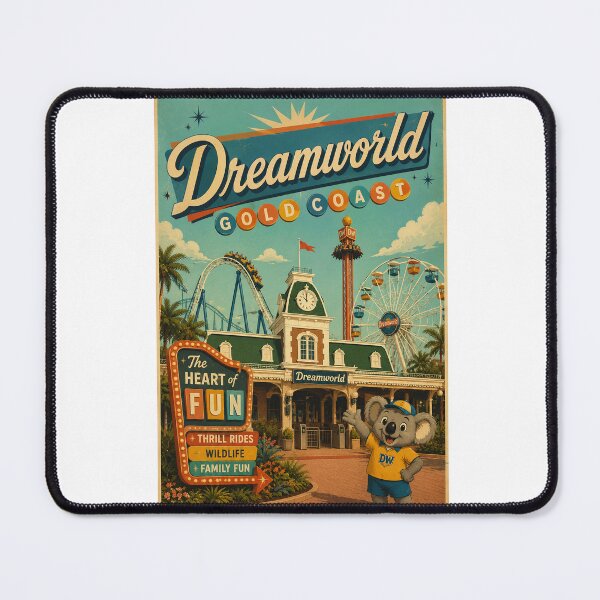 Item preview, Dreamworld Gold Coast Queensland Theme Park Entrance and Rides designed and sold by Aryabek.
