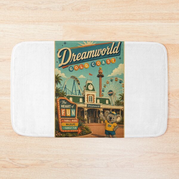 Item preview, Dreamworld Gold Coast Queensland Theme Park Entrance and Rides designed and sold by Aryabek.