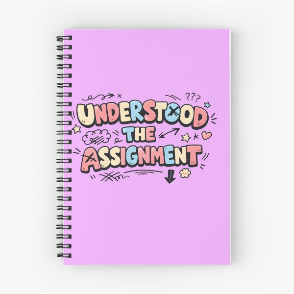 Item preview, "Understood the Assignment Cute Slang Text" designed and sold by PreeCha Art & Co..