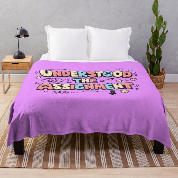 Item preview, "Understood the Assignment Cute Slang Text" designed and sold by PreeCha Art & Co..