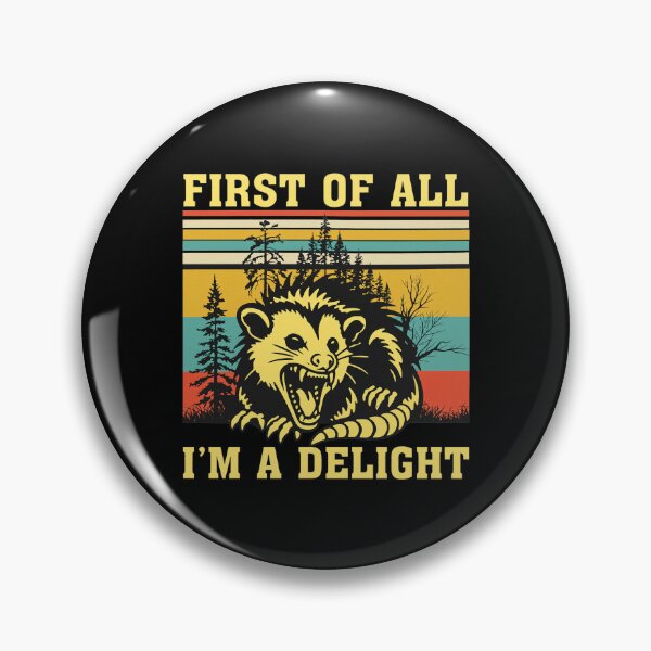 Artikelvorschau, Opossum Delight Sunset Lustiges Tierzitat entworfen und verkauft von ZoeDaugherty.