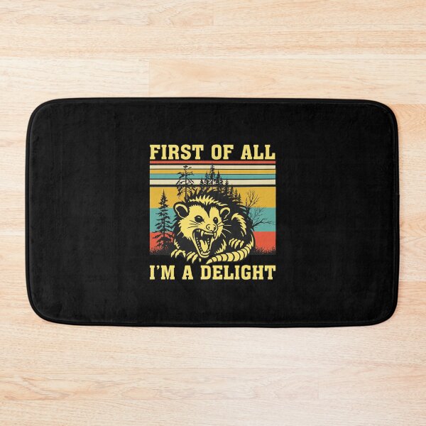 Item preview, Opossum Delight  Sunset Funny Animal Quote designed and sold by ZoeDaugherty.