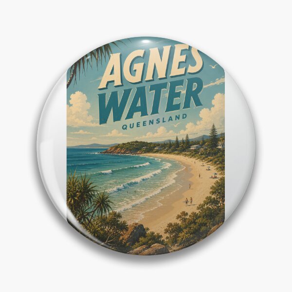 Item preview, Agnes Water Queensland Coast on the Southern Great Barrier Reef designed and sold by Aryabek.