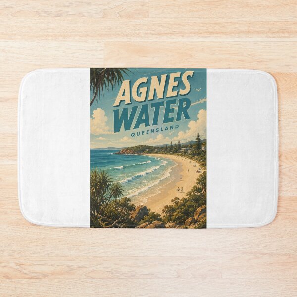 Item preview, Agnes Water Queensland Coast on the Southern Great Barrier Reef designed and sold by Aryabek.