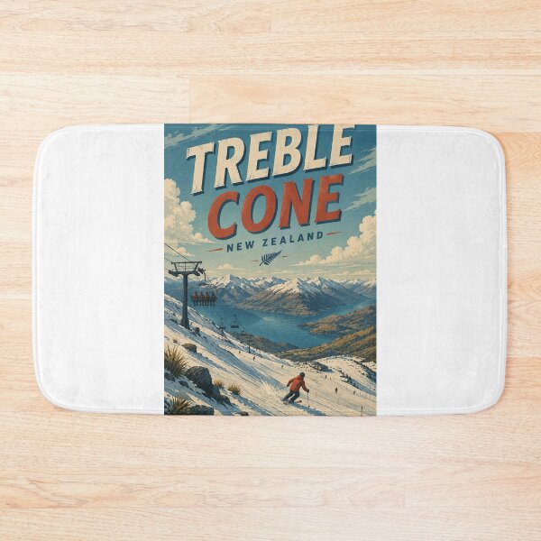 Item preview, Treble Cone New Zealand Ski Slopes above Lake Wānaka designed and sold by Aryabek.