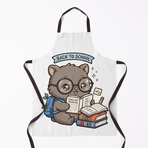 Item preview, Back To School English Reading Wombat designed and sold by Wildlife-Walk.