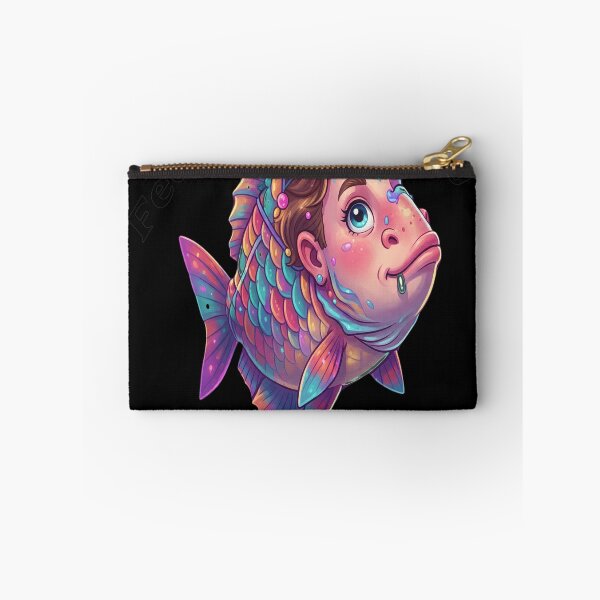 Item preview, Feeling Fishy Today Quirky Colorful Character Art designed and sold by JACKOBMSTRONG.