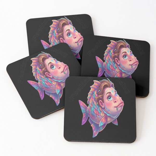 Item preview, Feeling Fishy Today Quirky Colorful Character Art designed and sold by JACKOBMSTRONG.