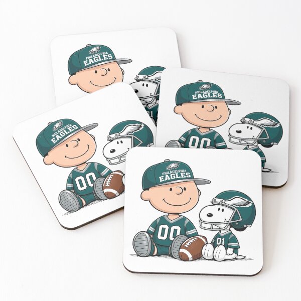 Item preview, Snoopy And Charlie Brown Philadelphia Eagles Football Fan designed and sold by DamianRoy88.