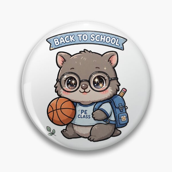 Item preview, Back To School PE Wombat designed and sold by Wildlife-Walk.