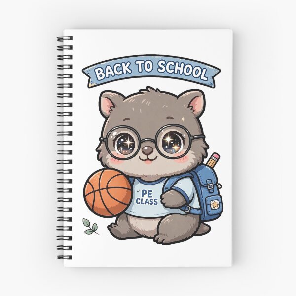 Item preview, Back To School PE Wombat designed and sold by Wildlife-Walk.