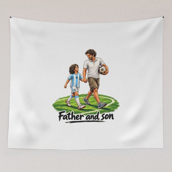 Item preview, Messi And Fathter designed and sold by MerlinAnderson1.