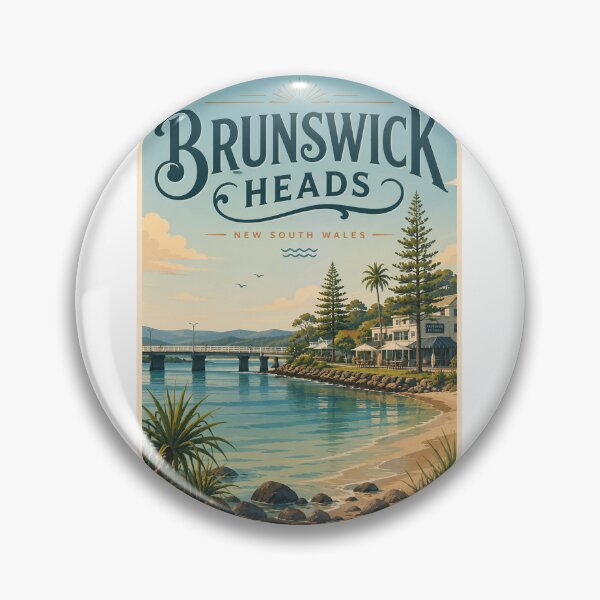 Artikelvorschau, Brunswick Heads, Küste von New South Wales, neben dem Brunswick River entworfen und verkauft von Aryabek.