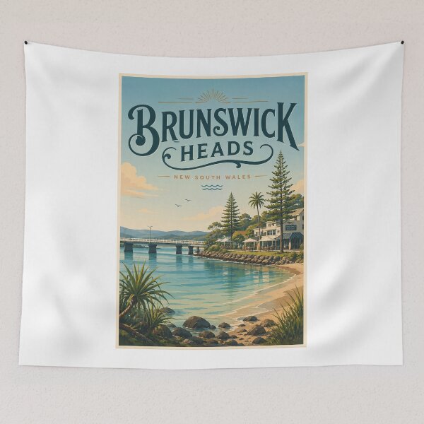 Item preview, Brunswick Heads New South Wales Coast beside Brunswick River designed and sold by Aryabek.
