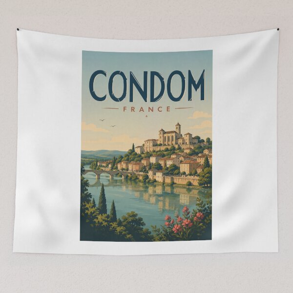 Item preview, Condom France Gascony Riverside Town in Gers designed and sold by Aryabek.