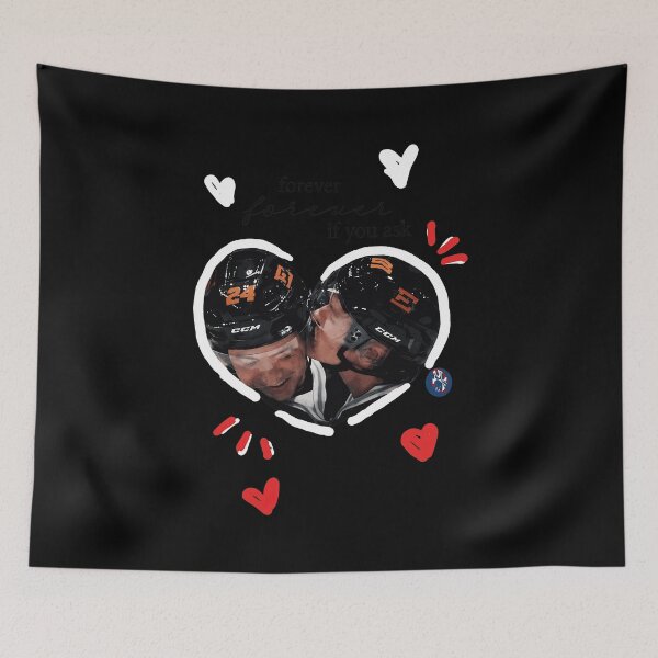 Item preview, Sweet Hockey Couple Heart Graphic  designed and sold by DonaldDye64831.