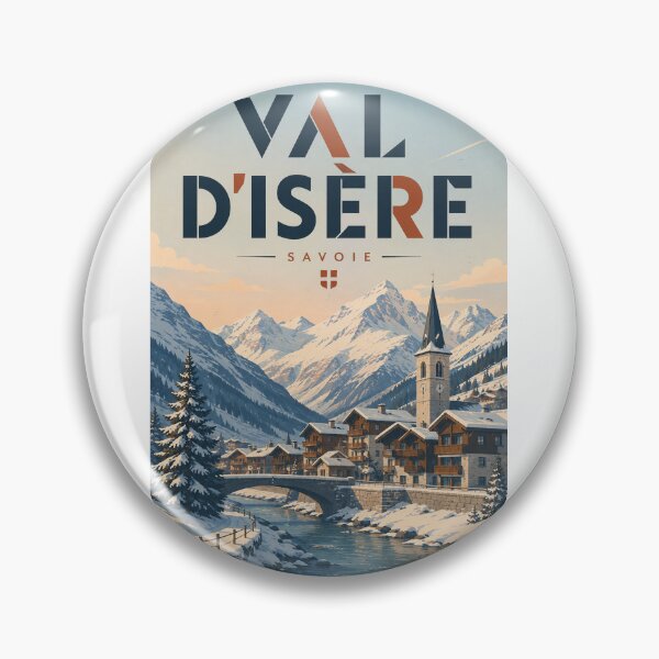 Item preview, Val d'Isère Savoie Alpine Village beneath the French Alps designed and sold by Aryabek.