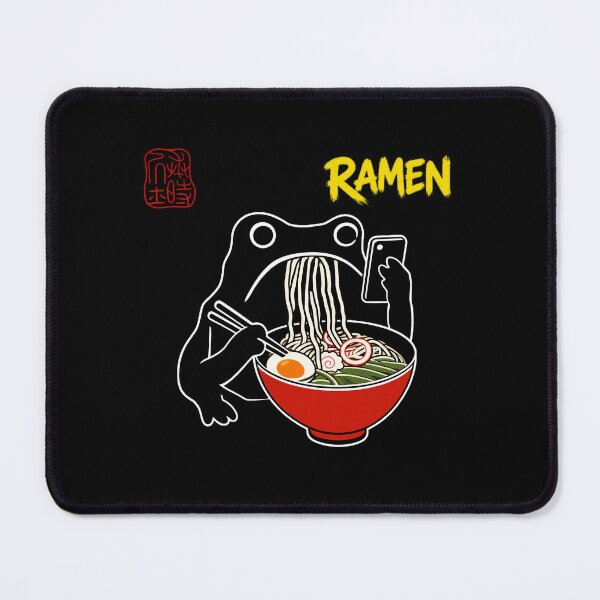 Item preview, Ramen Frog Japanese Noodle Bowl designed and sold by BaeRozinaJames.