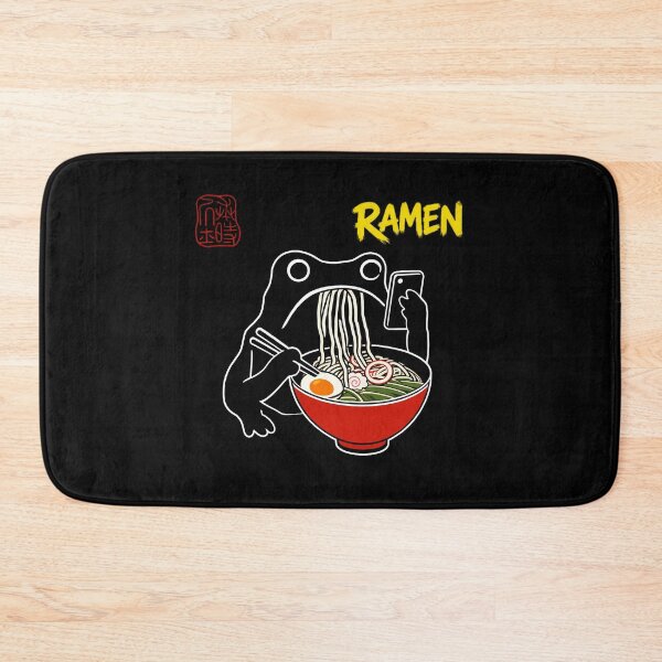Item preview, Ramen Frog Japanese Noodle Bowl designed and sold by BaeRozinaJames.