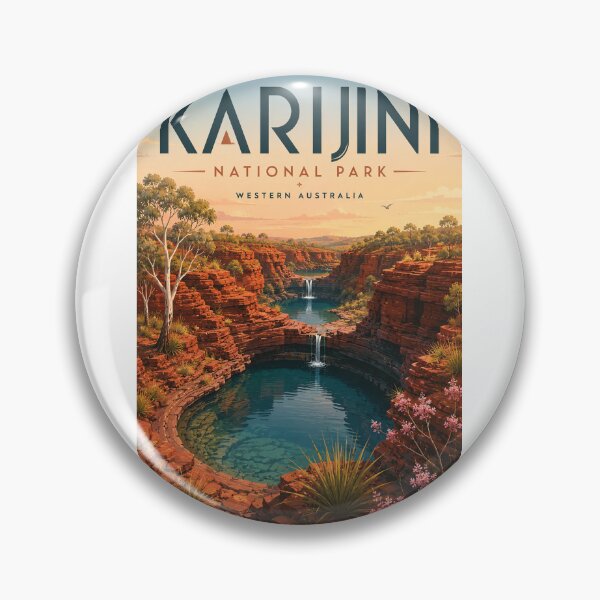 Item preview, Karijini National Park Western Australia Gorges and Waterfalls designed and sold by Aryabek.