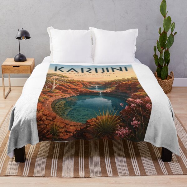 Artikelvorschau, Karijini-Nationalpark, Westaustralien: Schluchten und Wasserfälle entworfen und verkauft von Aryabek.