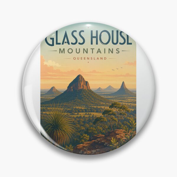 Artikelvorschau, Glass House Mountains, Queensland, Vulkanische Gipfel des Hinterlandes der Sunshine Coast entworfen und verkauft von Aryabek.