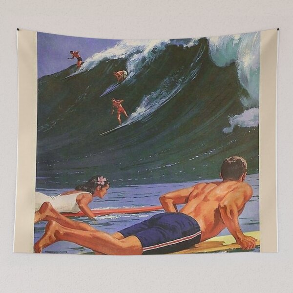 Item preview, Surf  let's take some risk poster designed and sold by perrydickenss.
