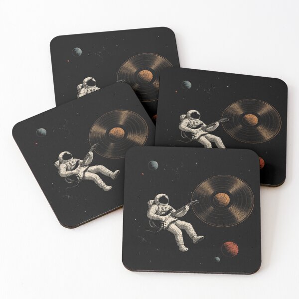 Item preview, Cosmic Guitarist - Space Rock Vinyl designed and sold by Nacho Average Designs.