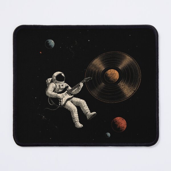 Item preview, Cosmic Guitarist - Space Rock Vinyl designed and sold by Nacho Average Designs.