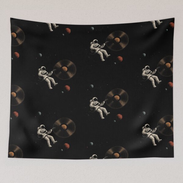 Item preview, Cosmic Guitarist - Space Rock Vinyl designed and sold by Nacho Average Designs.