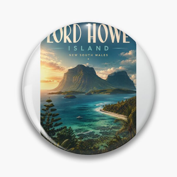 Item preview, Lord Howe Island New South Wales Lagoon beneath Mount Gower and Lidgbird designed and sold by Aryabek.