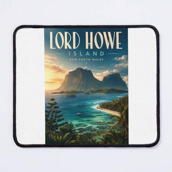 Item preview, Lord Howe Island New South Wales Lagoon beneath Mount Gower and Lidgbird designed and sold by Aryabek.