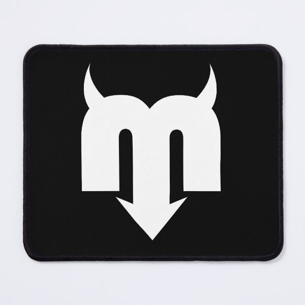 Item preview, Devil Horns Down Arrow Stylized Letter M  designed and sold by deniseruz.