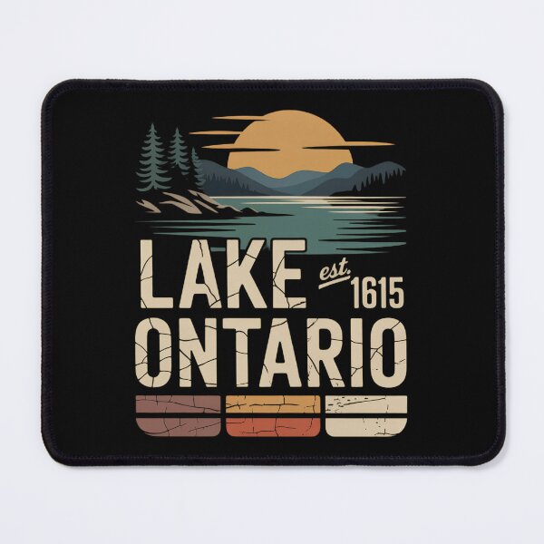 Item preview, Lake Ontario Vintage Camping Nature, Great Lakes Outdoors designed and sold by Zizo-DR44.